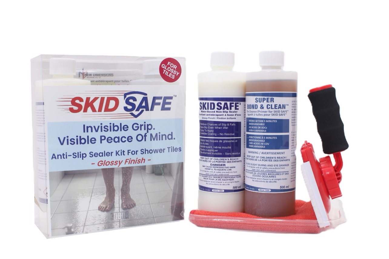 SKID SAFE Shower Tile Kit retail packaging