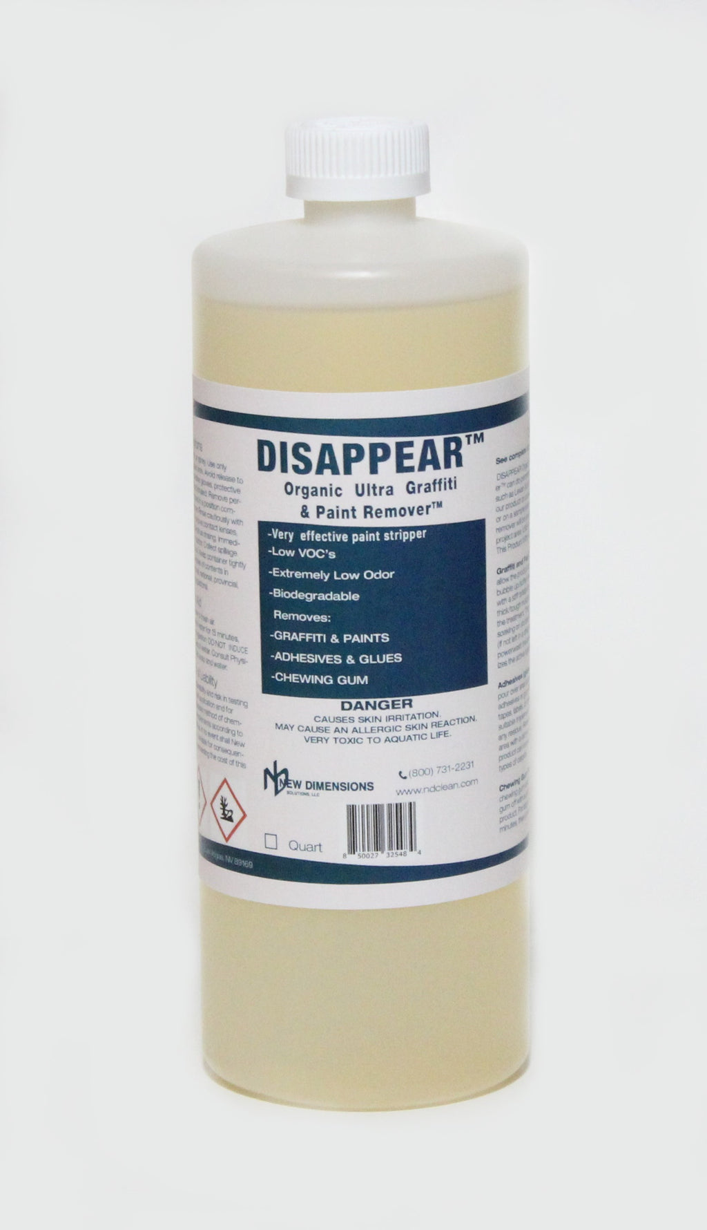 Disappear Ultra Graffiti Remover | NEW DIMENSIONS SOLUTIONS, LLC